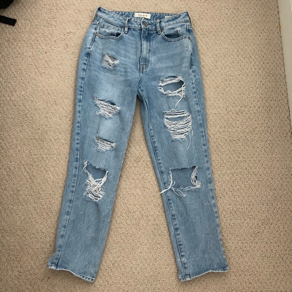 PACSUN Distressed Mom Jeans Size 26